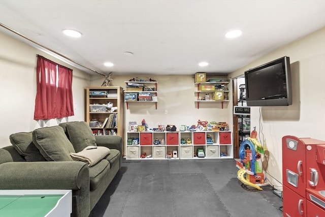 15 Maple St, Salem, MA 01970 - rec room featuring recessed lighting