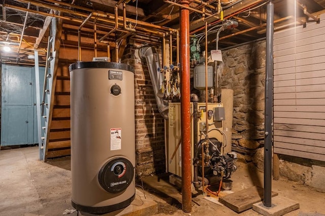 utilities featuring water heater