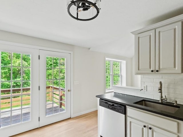 51 Old Stagecoach Rd, Attleboro, MA 02703 - kitchen featuring dishwasher, a sink, decorative backsplash, and healthy amount of natural light