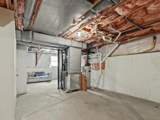 51 Old Stagecoach Rd, Attleboro, MA 02703 - below grade area with heating unit and water heater
