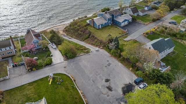 59 Brigantine Cir, Plymouth, MA 02360 - aerial overview of property's location with a nearby body of water and nearby suburban area