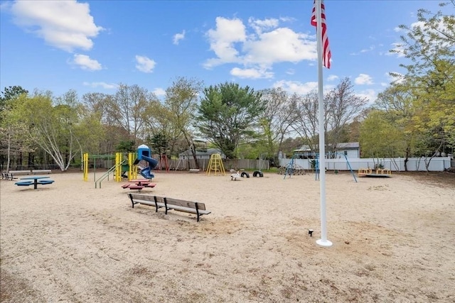 59 Brigantine Cir, Plymouth, MA 02360 - view of property's community with fence and view of scattered trees