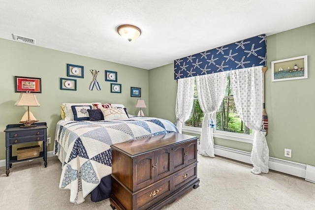 80 Christian Way, North Andover, MA 01845 - bedroom featuring light carpet and baseboard heating