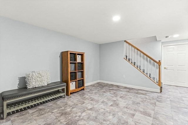 80 Christian Way, North Andover, MA 01845 - interior space with stairway and recessed lighting