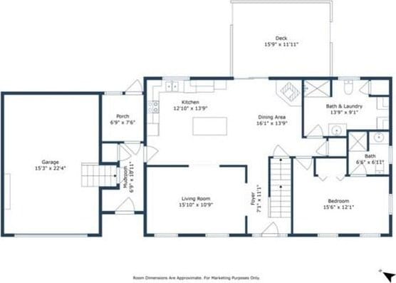 13 Hoyt Ave, Amesbury, MA 01913 - view of room layout