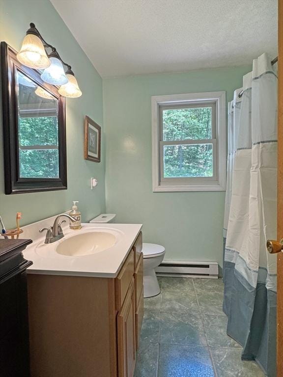 233 Old Wendell Rd, Northfield, MA 01360 - full bath featuring baseboard heating and vanity