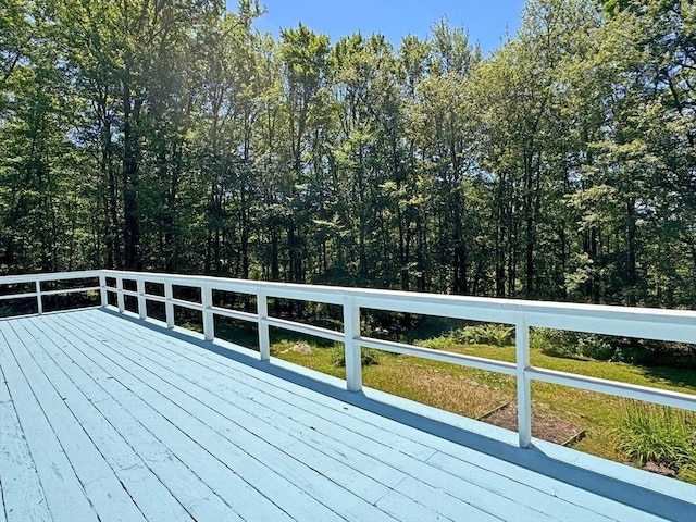233 Old Wendell Rd, Northfield, MA 01360 - view of wooden deck