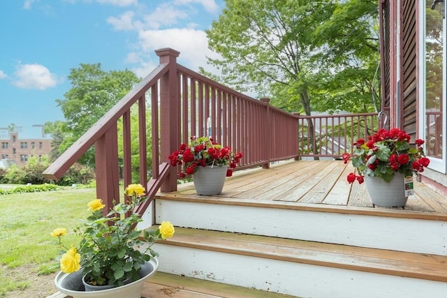 4 Mount Vernon Unit 1, Haverhill, MA 01830 - deck featuring a yard