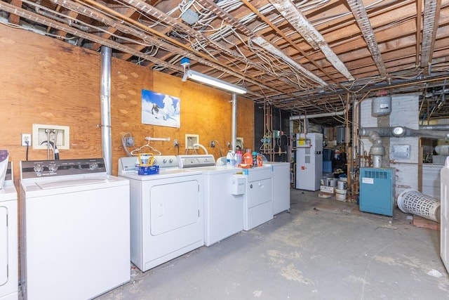 4 Mount Vernon Unit 1, Haverhill, MA 01830 - unfinished below grade area with washer and dryer