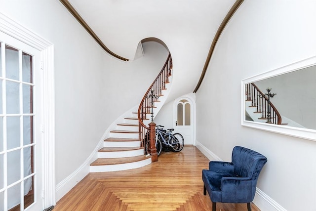 4 Mount Vernon Unit 1, Haverhill, MA 01830 - stairs with baseboards