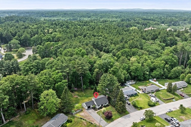 42 Howe St, Ipswich, MA 01938 - aerial view of property's location with a forest