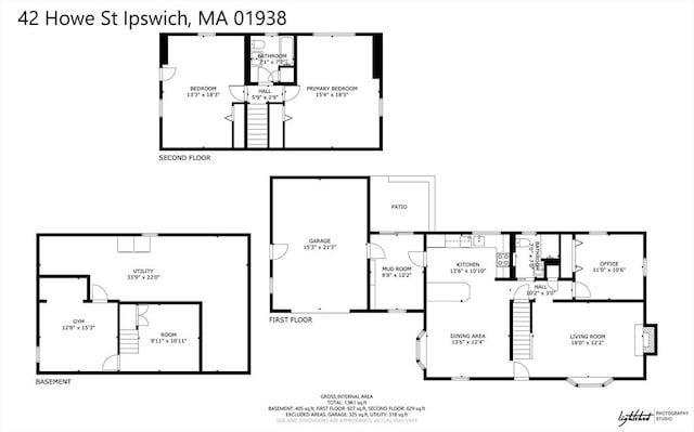 42 Howe St, Ipswich, MA 01938 - home floor plan