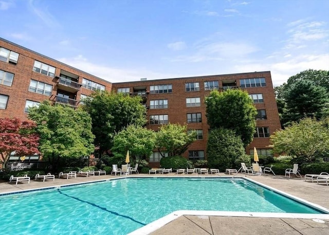 pool featuring a patio