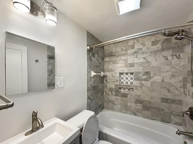444 Lowell St, Reading, MA 01867 - full bath with toilet, tub / shower combination, and vanity