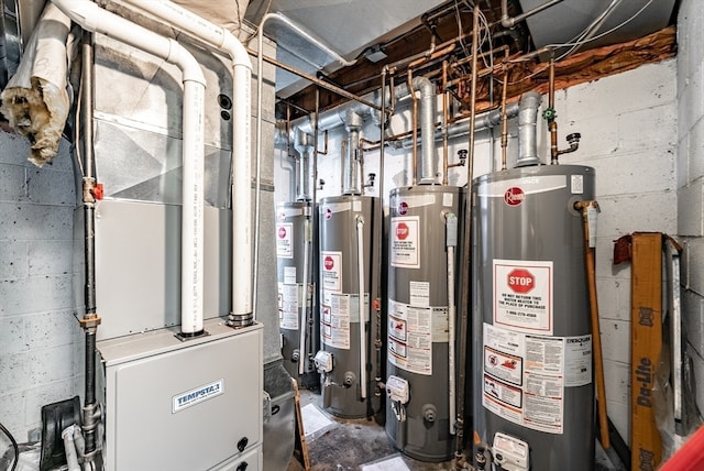 utilities with water heater