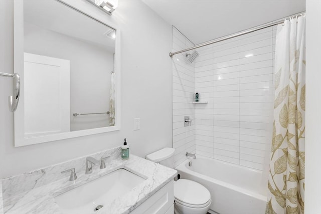 72 Rawson Rd Unit 2, Arlington, MA 02474 - full bathroom featuring vanity, shower / tub combo with curtain, and toilet