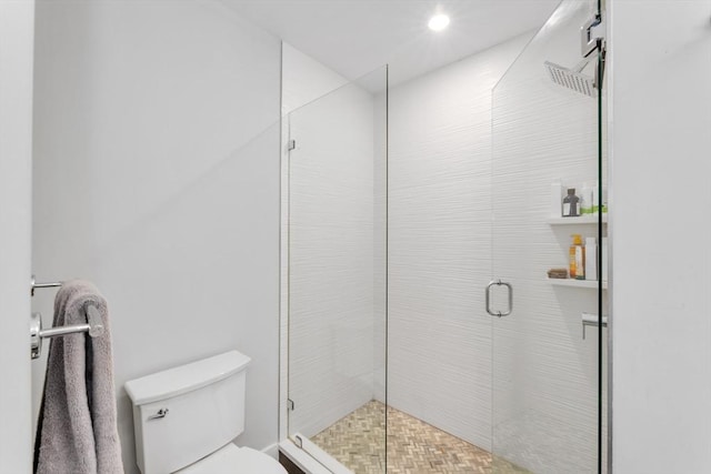 72 Rawson Rd Unit 2, Arlington, MA 02474 - bathroom with toilet and a shower stall