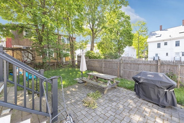 72 Rawson Rd Unit 2, Arlington, MA 02474 - view of patio / terrace featuring area for grilling