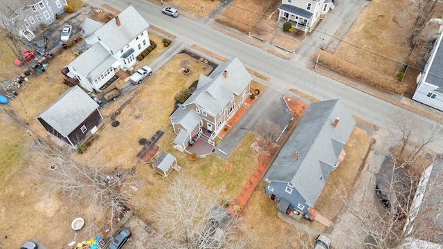 drone / aerial view featuring a residential view