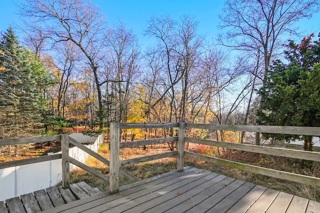 view of deck