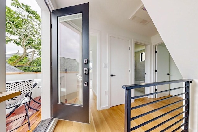 133 Charles St Unit 133, Cambridge, MA 02141 - entryway featuring light wood finished floors