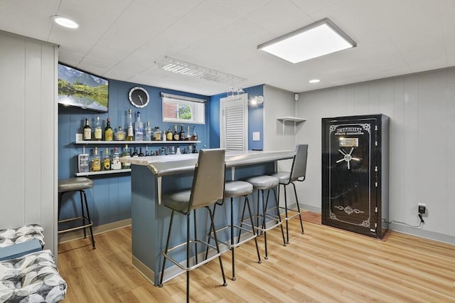 4 Polito Dr, Worcester, MA 01604 - indoor dry bar with wood finished floors