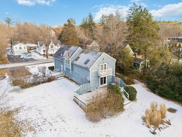 bird's eye view featuring a residential view