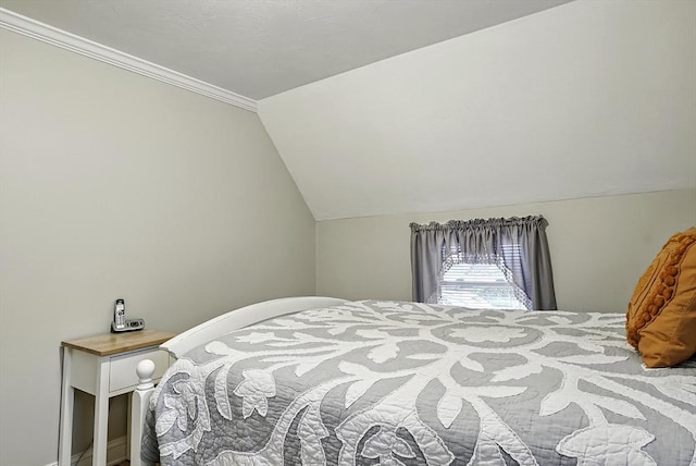13 Delaval Rd, Worcester, MA 01606 - bedroom featuring lofted ceiling and ornamental molding