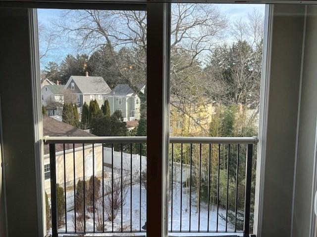 321 Hammond Pond Pkwy Unit U301, Brookline, MA 02467 - doorway with plenty of natural light