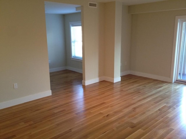 321 Hammond Pond Pkwy Unit U301, Brookline, MA 02467 - empty room with light wood-type flooring and baseboards