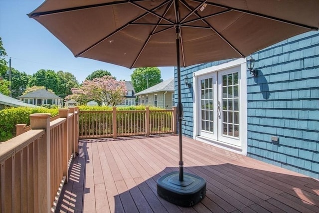 127 Mutton Ln, Weymouth, MA 02189 - deck featuring french doors
