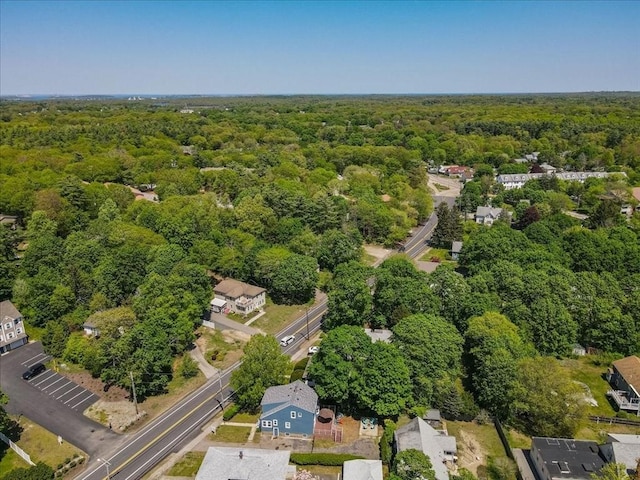 127 Mutton Ln, Weymouth, MA 02189 - aerial view of property's location with a heavily wooded area