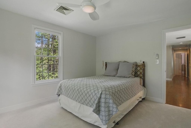 11 Edge Hill Rd, Hopkinton, MA 01748 - bedroom with baseboards, a ceiling fan, and carpet