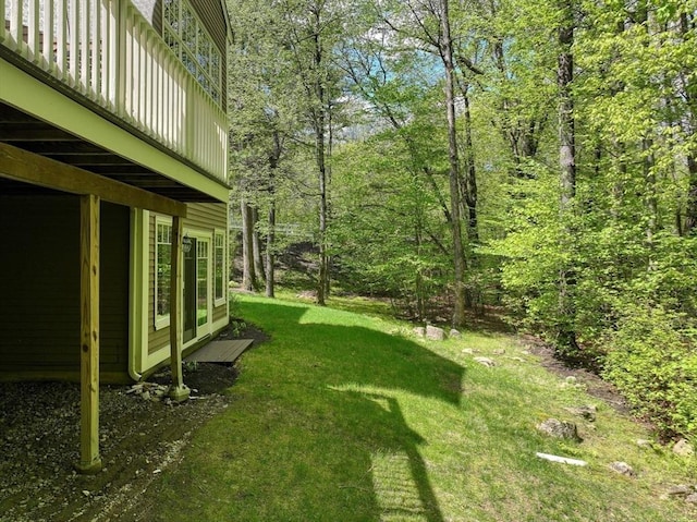 11 Edge Hill Rd, Hopkinton, MA 01748 - view of green lawn with a view of trees