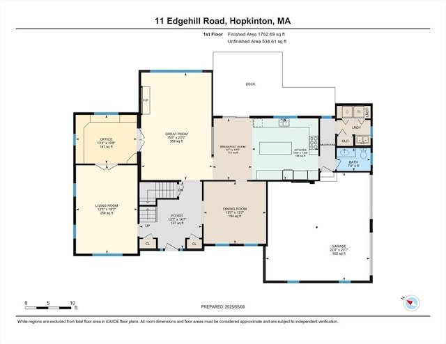 11 Edge Hill Rd, Hopkinton, MA 01748 - property floor plan