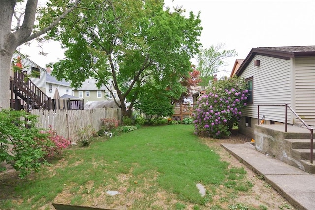 886 Canterbury St, Boston, MA 02131 - view of yard with stairway