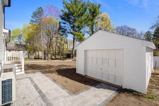 16 Chestnut St, Westborough, MA 01581 - garage with ac unit