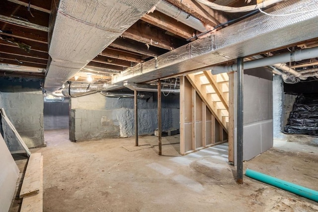 16 Chestnut St, Westborough, MA 01581 - view of unfinished basement