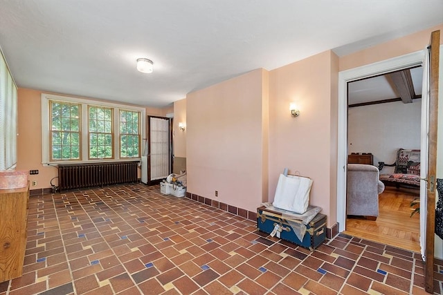 298 Highland St, Worcester, MA 01602 - empty room with radiator and baseboards