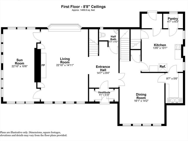298 Highland St, Worcester, MA 01602 - floor plan / room layout