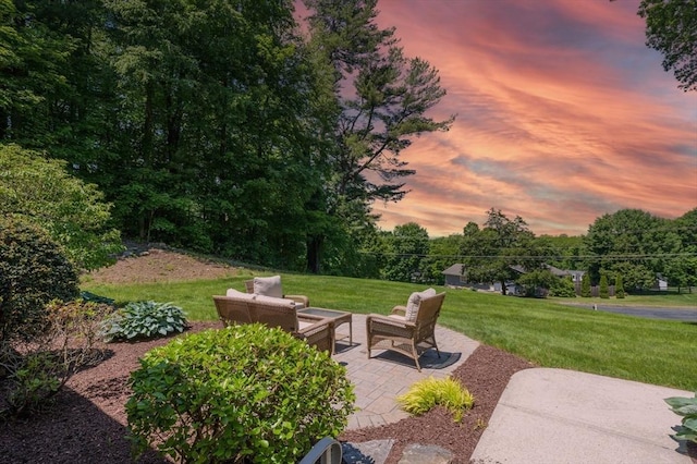 24 Skyridge Dr, Somers, CT 06071 - view of patio with outdoor lounge area