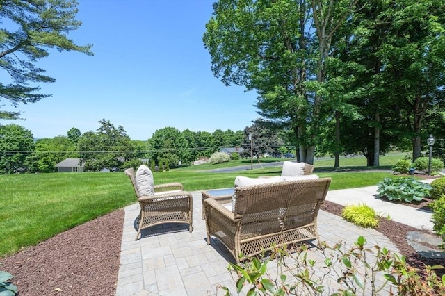 24 Skyridge Dr, Somers, CT 06071 - view of patio / terrace featuring an outdoor hangout area