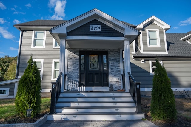 view of front of house featuring a porch