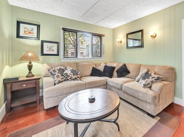 110 Reed St, Cambridge, MA 02140 - living area featuring wood finished floors and baseboards