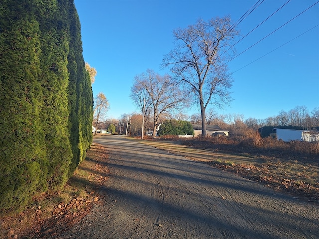 view of road