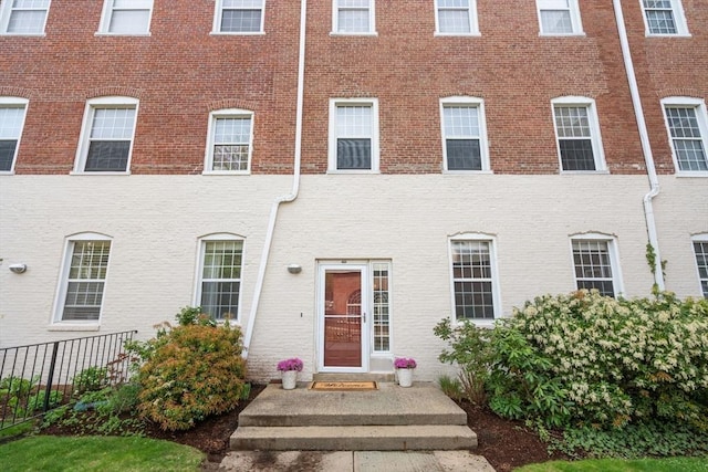 7 S Stone Mill Dr Unit 403, Dedham, MA 02026 - view of front of home with brick siding