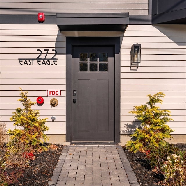 view of entrance to property