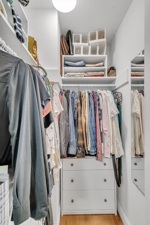 32 Juniper St Unit 91, Brookline, MA 02445 - spacious closet featuring light wood finished floors