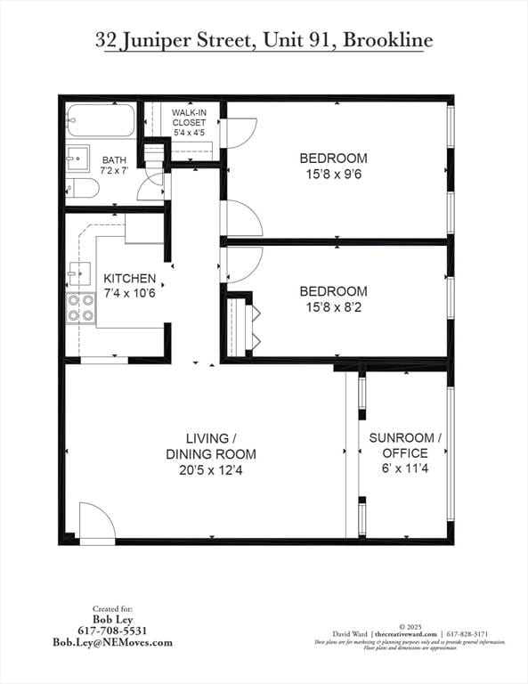 32 Juniper St Unit 91, Brookline, MA 02445 - view of room layout