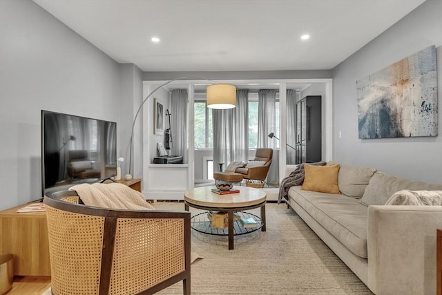 32 Juniper St Unit 91, Brookline, MA 02445 - living room with recessed lighting and arched walkways